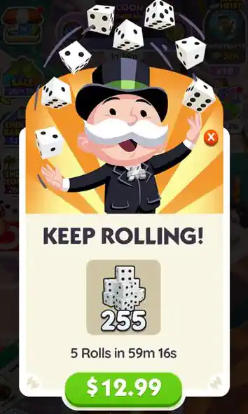 Mobile game waiting mechanics